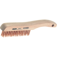 Brosse &agrave; manche en patin, Acier, 4" X 16" rangs de fils, Longueur 10" Les Fournitures Industrielles Méga