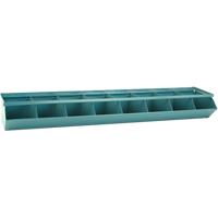 Bacs sectionnels superposables, Cap. 100 lb, 37" la x 8" p x 4-1/2" h, Bleu Les Fournitures Industrielles Méga