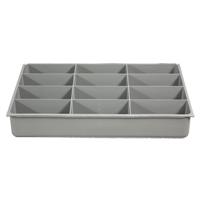 Plastic Insert for Large Compartment Box Les Fournitures Industrielles Méga