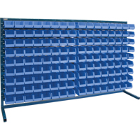 Rayonnage &agrave; persienne avec bacs, 144 bacs, 72" la x 15" p x 40" h Les Fournitures Industrielles Méga