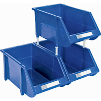 Stack & Hang Bin, 4-13/16" W x 3-3/16" H x 7-1/8" D, Blue Les Fournitures Industrielles Méga