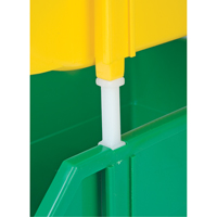 Bac empilable & &agrave; suspendre, 5-7/8" la, 4-11/16" h x 9-13/16" p, Jaune Les Fournitures Industrielles Méga