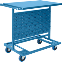 Bin Carts - Cart Only, Double-sided, 24" W x 38-1/2" D x 36-1/2" H Les Fournitures Industrielles Méga
