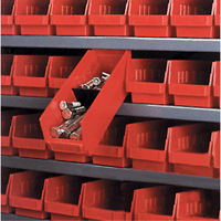 Shelf Bins, 8-3/8" W x 4" H x 11-5/8" D, Blue, 30 lbs. Capacity Les Fournitures Industrielles Méga
