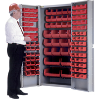 Armoire &agrave; combinaison avec porte creuse, 38" la x 24" p x 72" h, 36 tablettes Les Fournitures Industrielles Méga
