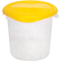 Contenants ronds, 7-4/5" ha x 8-1/2" p, Capacit&eacute; de 3,79 L, Transparent Les Fournitures Industrielles Méga