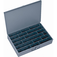 Compartment Scoop Boxes, 12" W x 18" D x 3" H, 17 Compartments Les Fournitures Industrielles Méga