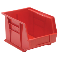 Bacs ultra empilable & suspendable, 8-1/4" la, 7" h x 10-3/4" p, Rouge Les Fournitures Industrielles Méga