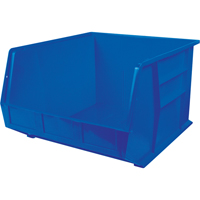 Ultra Stack & Hang Bin, 16-1/2" W x 11" H x 18" D, Blue Les Fournitures Industrielles Méga