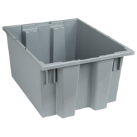 Contenants Stack & Nest, 10" x 19,5" x 15,5", Gris Les Fournitures Industrielles Méga