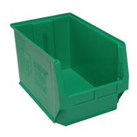 Contenants g&eacute;ants empilables, 12,375" la x 19,75" p x 11,875" h, Vert Les Fournitures Industrielles Méga