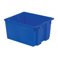 Contenants Stack-N-Nest Polylewton, 13" x 24" x 20", Bleu Les Fournitures Industrielles Méga