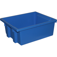 Contenants De Rangement Stack-N-Nest, 6" x 15,25" x 12,25", Bleu Les Fournitures Industrielles Méga