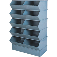 Syst&egrave;mes sectionnels &agrave; assembler, Cap. 5000 lb, 37" la x 24" p x 55" h, Bleu Les Fournitures Industrielles Méga