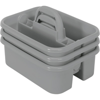 Supply Caddy, 8-3/4" x 13-3/8" x 13-3/8", Grey Les Fournitures Industrielles Méga