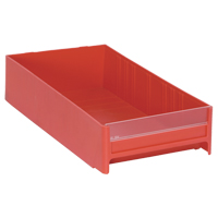 Cabinet Drawer, 5-5/8" W x 11" D x 2-1/2" H, Red Les Fournitures Industrielles Méga