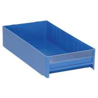 Cabinet Drawer, 5-5/8" W x 11" D x 2-1/2" H, Blue Les Fournitures Industrielles Méga