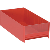 Cabinet Drawer, 5-5/8" W x 11" D x 3-5/16" H, Red Les Fournitures Industrielles Méga