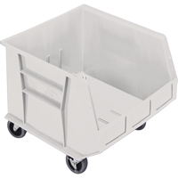 Bac mobile, 14" ha x 16-1/2" la x 18" p, Capacit&eacute; de 75 lb, Ivoire Les Fournitures Industrielles Méga