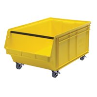 Bac mobile MAGNUM, 14-7/8" ha x 18-3/8" la x 29" p, Capacit&eacute; de 150 lb, Jaune Les Fournitures Industrielles Méga