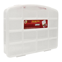 Bac de rangement clair avec compartiments, 13" la x 10-1/4" p x 2-3/8" h, 10 compartiments Les Fournitures Industrielles Méga