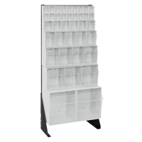 Support pour bacs basculants, 23-5/8" la x 8" p x 52" h, 38 tiroirs Les Fournitures Industrielles Méga