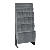 Support pour bacs basculants, 23-5/8" la x 8" p x 52" h, 38 tiroirs Les Fournitures Industrielles Méga