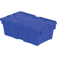 Contenants de distribution Flipak en plastique poly&eacute;thyl&egrave;ne (PE), 19,7" x 11,8" x 7,3", Bleu Les Fournitures Industrielles Méga