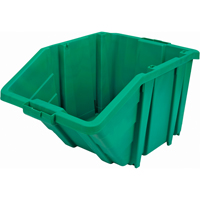 Bac g&eacute;ant en plastique, 15-1/2" la x 13" H x 25" p, Vert, Capacit&eacute; 200 lb Les Fournitures Industrielles Méga