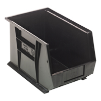 Bacs ultra empilable & suspendable, 8-1/4" la, 8" h x 13-5/8" p, Noir Les Fournitures Industrielles Méga