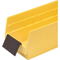 Shelf Bins - Extended Label Holders Les Fournitures Industrielles Méga