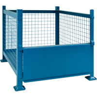 Contenants de vrac empilables, 40,5" la x 48,5" p x 30" h, Capacit&eacute; de 3000 lb Les Fournitures Industrielles Méga