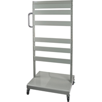 Mobile Tilt Bin Rack - Cart Only, Double-sided, 26-1/4" W x 22" D x 57-1/2" H Les Fournitures Industrielles Méga