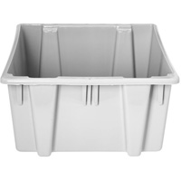 Stack & Nest Palletote Box, 13" x 15.5" x 19.5", Grey Les Fournitures Industrielles Méga