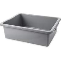 Contenant utilitaire sans compartiments, 7" ha x 21,5" p x 17" lo, Poly&eacute;thyl&egrave;ne, Gris Les Fournitures Industrielles Méga