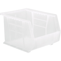 Bac transparent ultra empilable & suspendable, 8-1/4" la, 7" h x 10-3/4" p, Transparent Les Fournitures Industrielles Méga