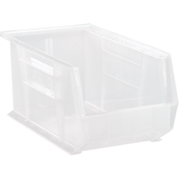 Clear-View Ultra Stack & Hang Bin, 8-1/4" W x 7" H x 14-3/4" D, Clear Les Fournitures Industrielles Méga