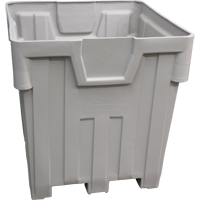 Bacs emboîtables, 44" la x 44" p x 46" h, Gris Les Fournitures Industrielles Méga
