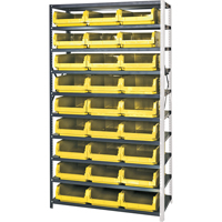 &eacute;l&eacute;ment de rayonnage avec bacs empilables, Acier, Bac Magnum, Capacit&eacute; 650 lb, 42" la x 76" h Les Fournitures Industrielles Méga