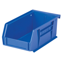 Bac empilable & &agrave; suspendre, 4-1/8" la, 3" h x 7-3/8" p, Bleu Les Fournitures Industrielles Méga