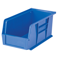 Bac empilable & &agrave; suspendre, 5-1/2" la, 5" h x 10-7/8" p, Bleu Les Fournitures Industrielles Méga