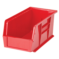Bac empilable & &agrave; suspendre, 5-1/2" la, 5" h x 10-7/8" p, Rouge Les Fournitures Industrielles Méga