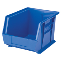 Bac empilable & &agrave; suspendre, 8-1/4" la, 7" h x 10-3/4" p, Bleu Les Fournitures Industrielles Méga