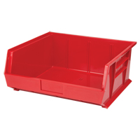 Bac empilable & &agrave; suspendre, 16-1/2" la, 7" h x 14-3/4" p, Rouge Les Fournitures Industrielles Méga