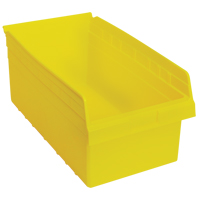 Store-Max Shelf Bins, 11-1/8" W x 8" H x 17-7/8" D, Yellow, 56 lbs. Capacity Les Fournitures Industrielles Méga