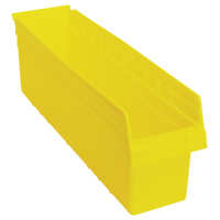 Bacs pour &eacute;tag&egrave;re Store-Max, 6-5/8" la x 8" H x 23-5/8" p, Jaune, Capacit&eacute; 68 lb Les Fournitures Industrielles Méga
