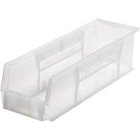 Bacs ultra empilable & suspendable, 17-7/8" la, 5" h x 5-1/2" p, Transparent Les Fournitures Industrielles Méga