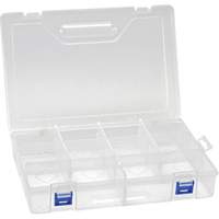 Boîte &agrave; compartiments en plastique, 7,75" la x 11,75" p x 2,2" h, 10 compartiments Les Fournitures Industrielles Méga