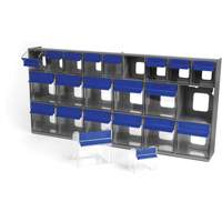 Compartiments pour bacs inclinables, 23-5/8" la x 3-5/8" p x 11-1/6" h, 21 tiroirs Les Fournitures Industrielles Méga