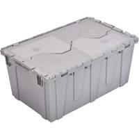 Bac emboîtable FP243C FliPak, 26,9" x 16,9" x 12,1", Gris Les Fournitures Industrielles Méga